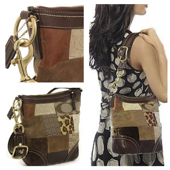 Coach Duffle Patchwork Shoulder/Crossbody - Picture 3 of 6
